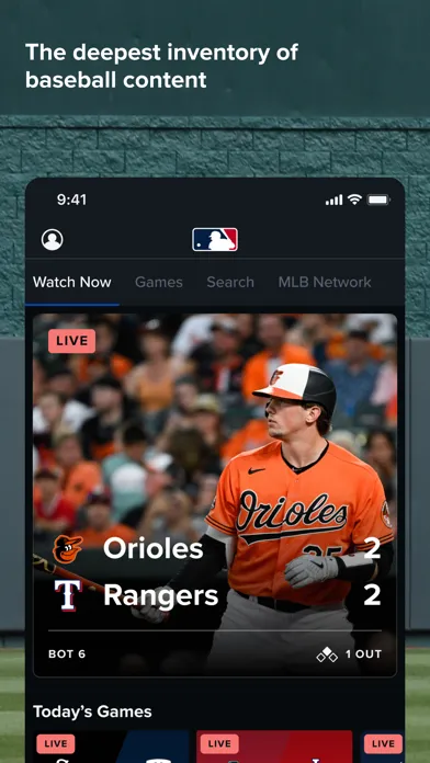 ภาพหน้าจอของ MLB