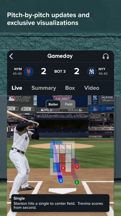 ภาพหน้าจอของ MLB