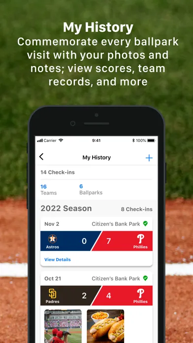 MLB Ballpark應用截圖