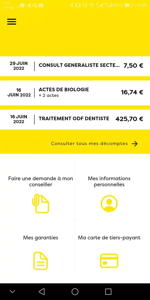 MLC Mutuelle Screenshots