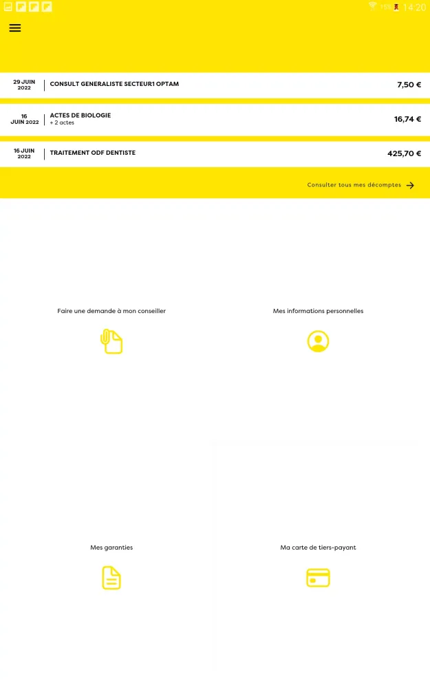MLC Mutuelle Screenshots