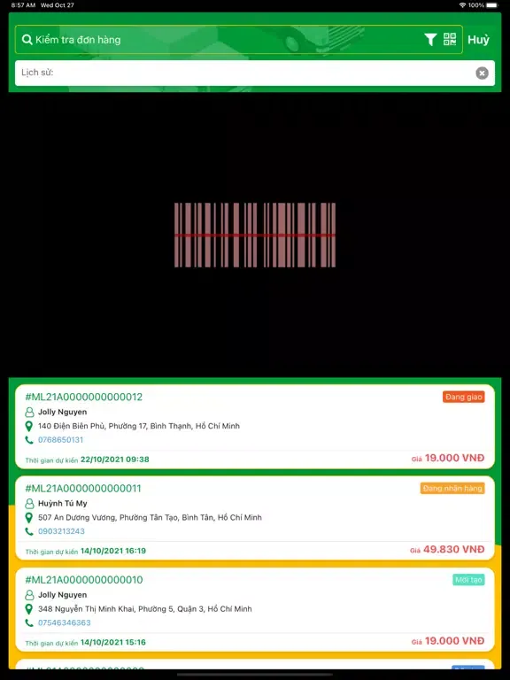 تصاویر Mai Linh Logistics iPad 