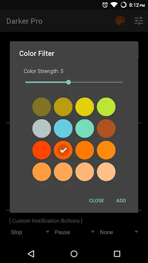 Tangkapan layar Darker Pro