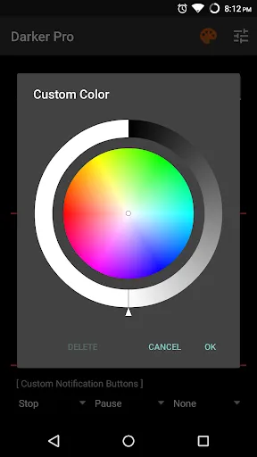 Tangkapan layar Darker Pro