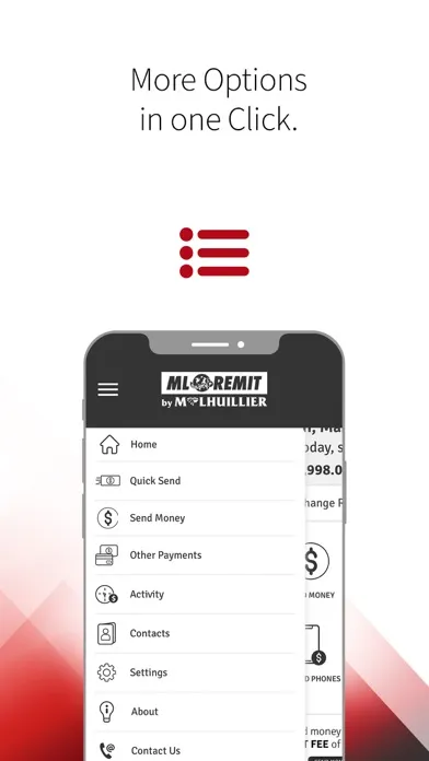 Screenshot di ML Remit Money Transfer