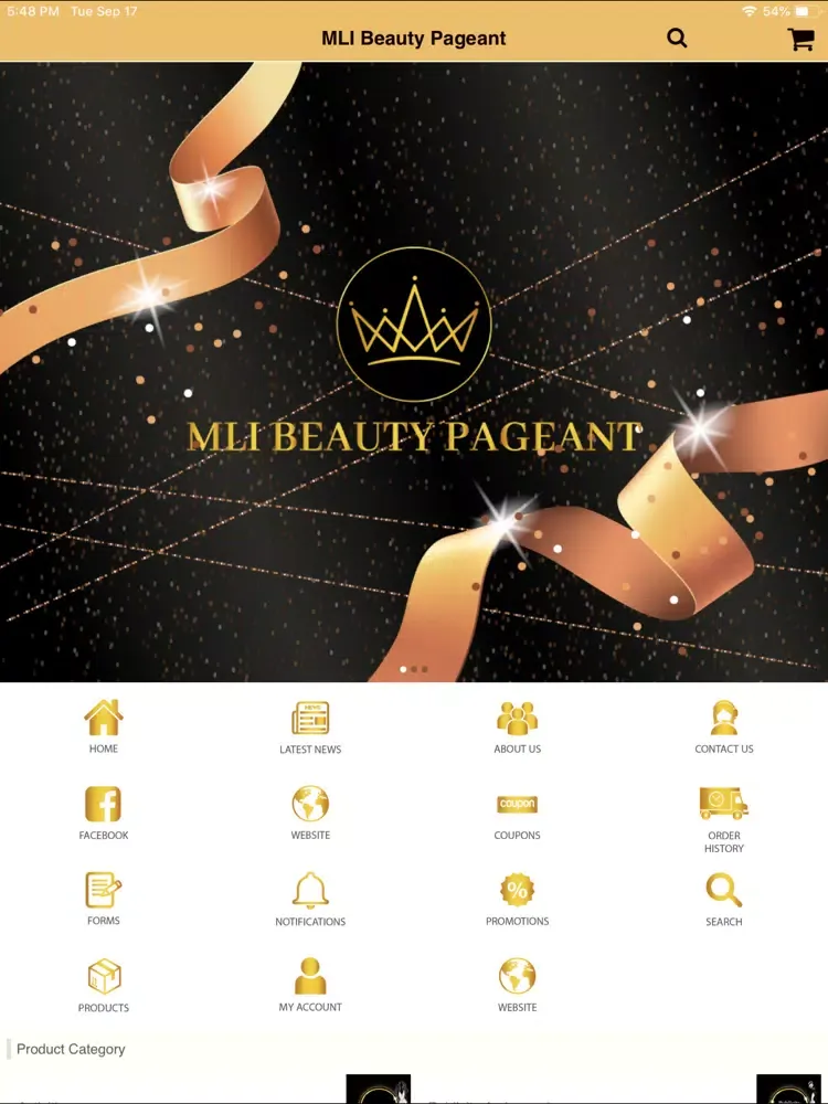Ảnh chụp màn hình của MLI Beauty Pageant iPad 