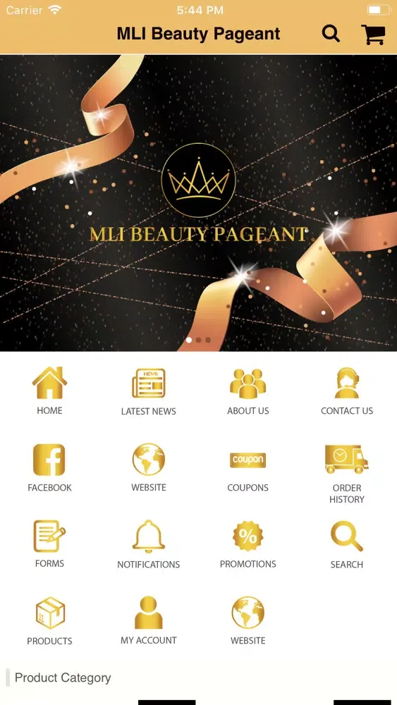 Ảnh chụp màn hình của MLI Beauty Pageant
