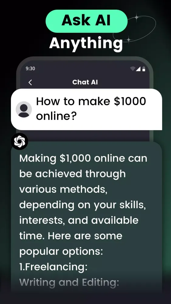AI Chat・Ask Chatbot Assistant स्क्रीनशॉट