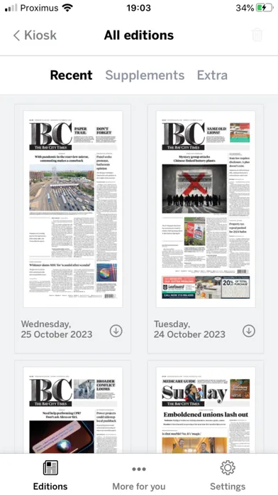 ภาพหน้าจอของ The Bay City Times