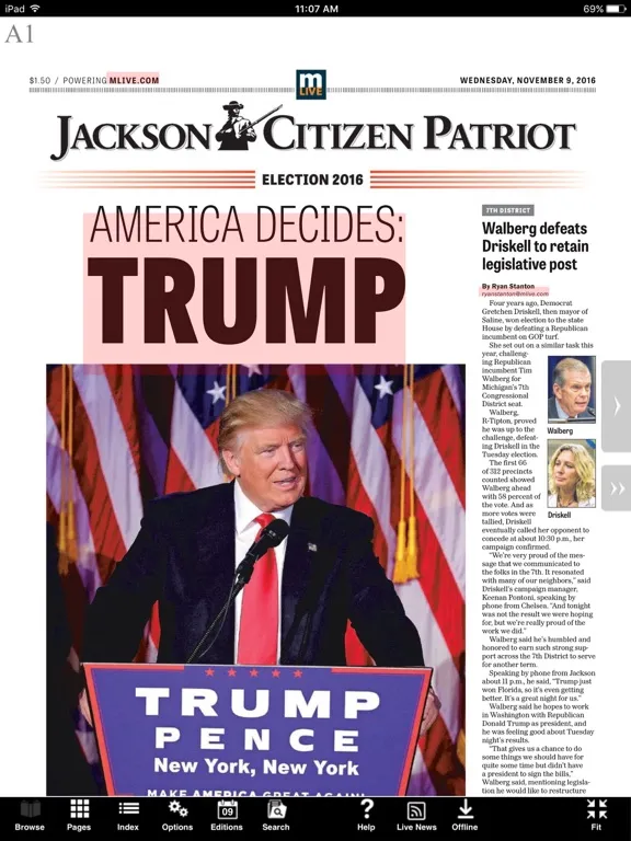 The Saginaw News iPad  স্ক্রিনশট