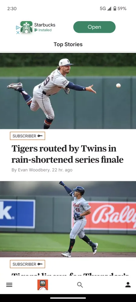MLive.com: Detroit Tigers News Screenshots