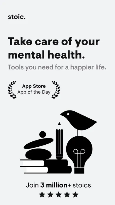Скриншоты stoic. journal & mental health