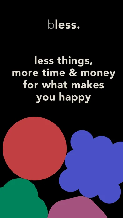 Screenshot di bless. minimal shopping habits
