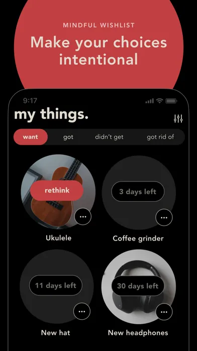 Screenshot di bless. minimal shopping habits