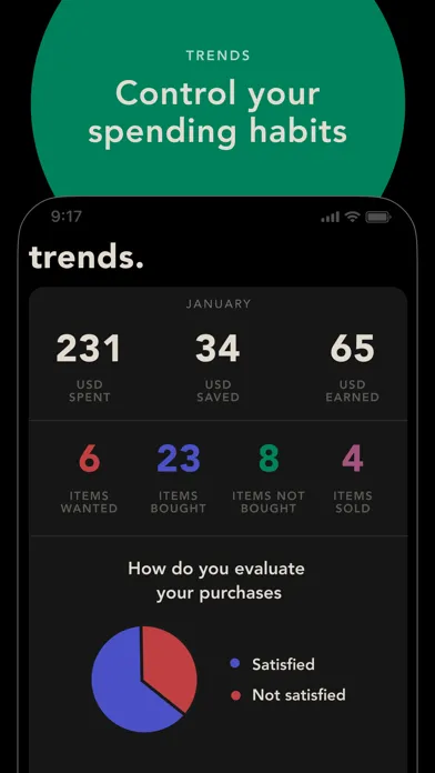 Screenshot di bless. minimal shopping habits