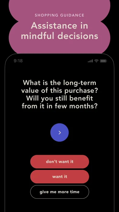 Screenshot di bless. minimal shopping habits
