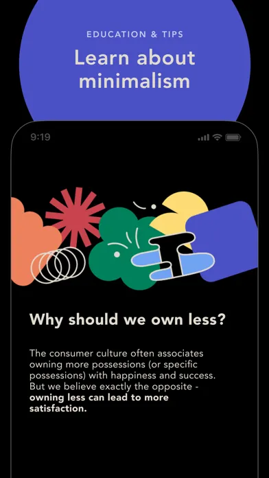 Screenshot di bless. minimal shopping habits