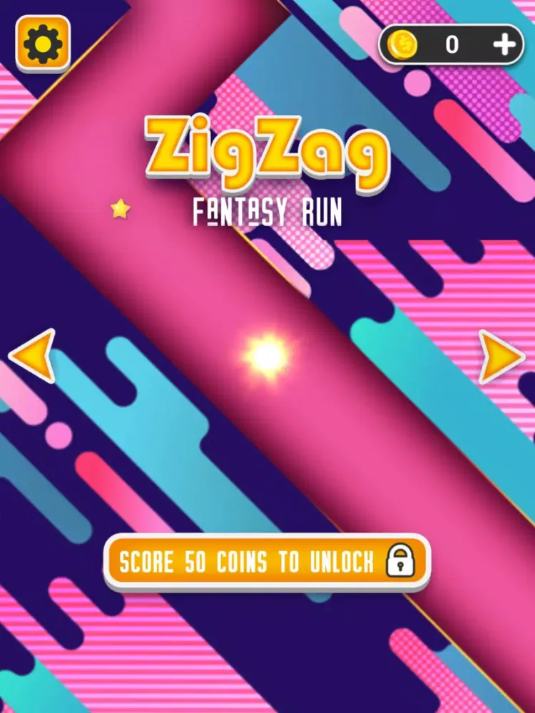 ZigZag Fantasy Run Lite iPad 应用截图