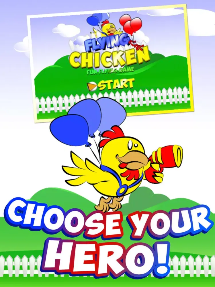 Capturas de tela do Flying Chicken Escape - Crazy Hen Hero iPad 