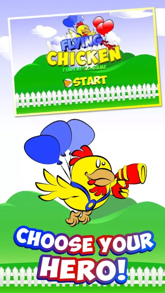 Capturas de tela do Flying Chicken Escape - Crazy Hen Hero