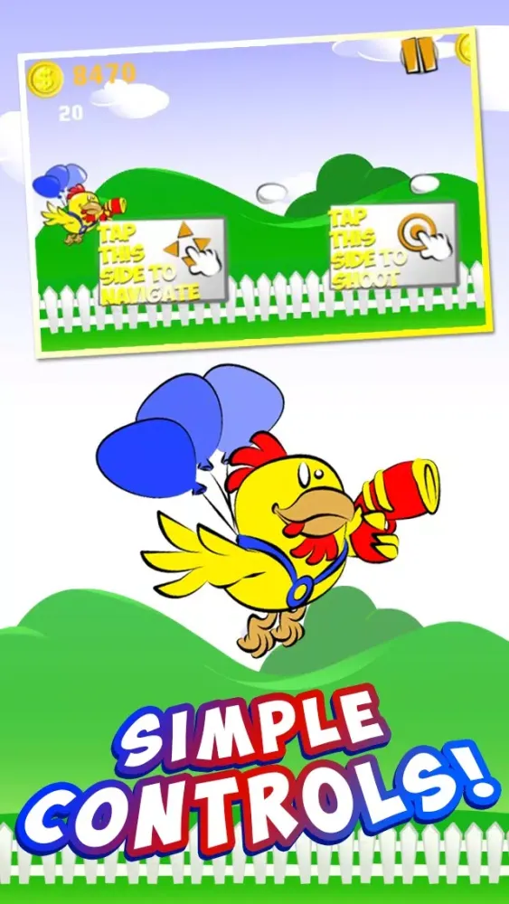 Capturas de tela do Flying Chicken Escape - Crazy Hen Hero
