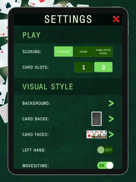 تصاویر The Classic Klondike Solitaire iPad 