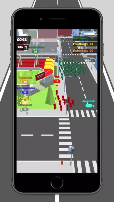 Скриншоты Merge City: People Control