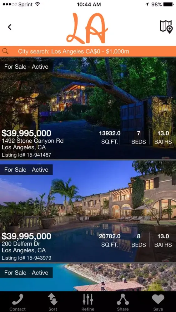 Скриншоты Los Angeles, CA Real Estate
