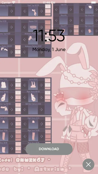 Captures d'écran de Aesthetic Gacha : Outfit Ideas