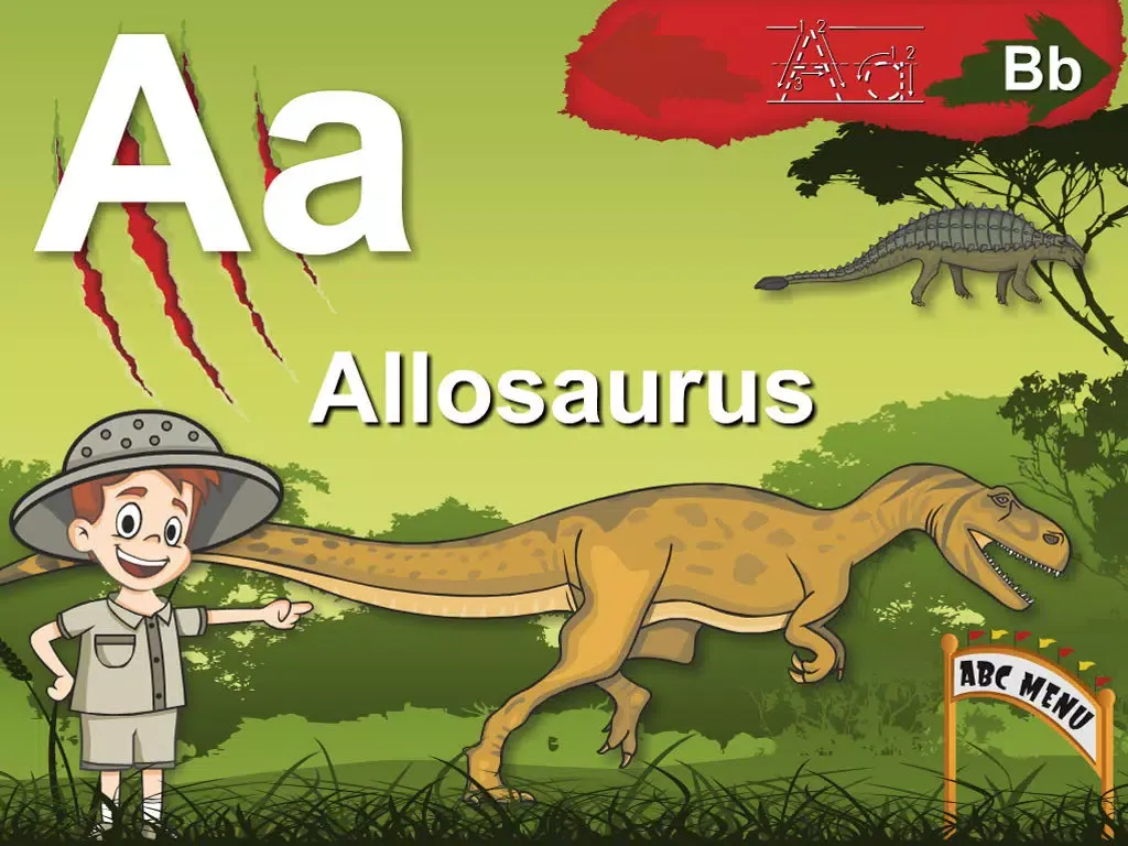Dinosaur Park ABC Lite iPad  سکرین شاٹس