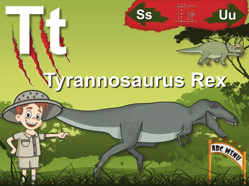 Dinosaur Park ABC Lite iPad  سکرین شاٹس