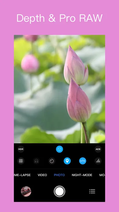 RCam - Manual Camera & RAW Ekran Görüntüleri