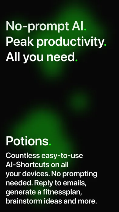 Potions – AI Shortcuts應用截圖
