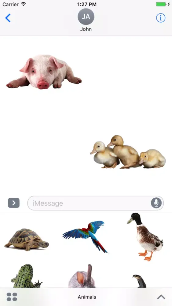 Real Animals Stickers Pack Ekran Görüntüleri