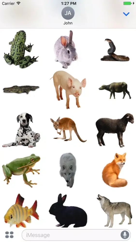 Real Animals Stickers Pack Ekran Görüntüleri
