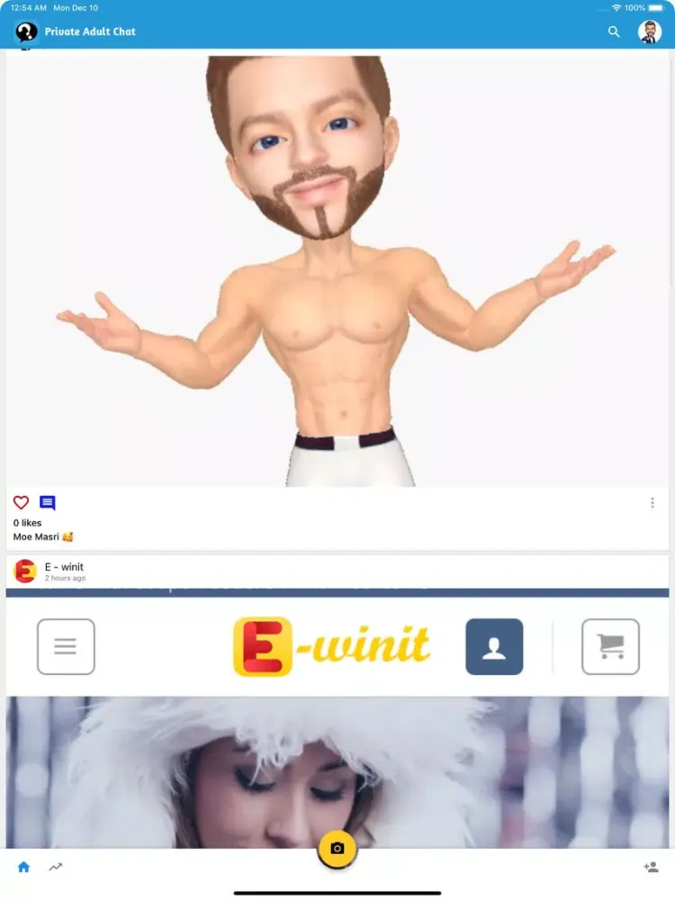Zrzuty ekranu Private Chat & Shop iPad 
