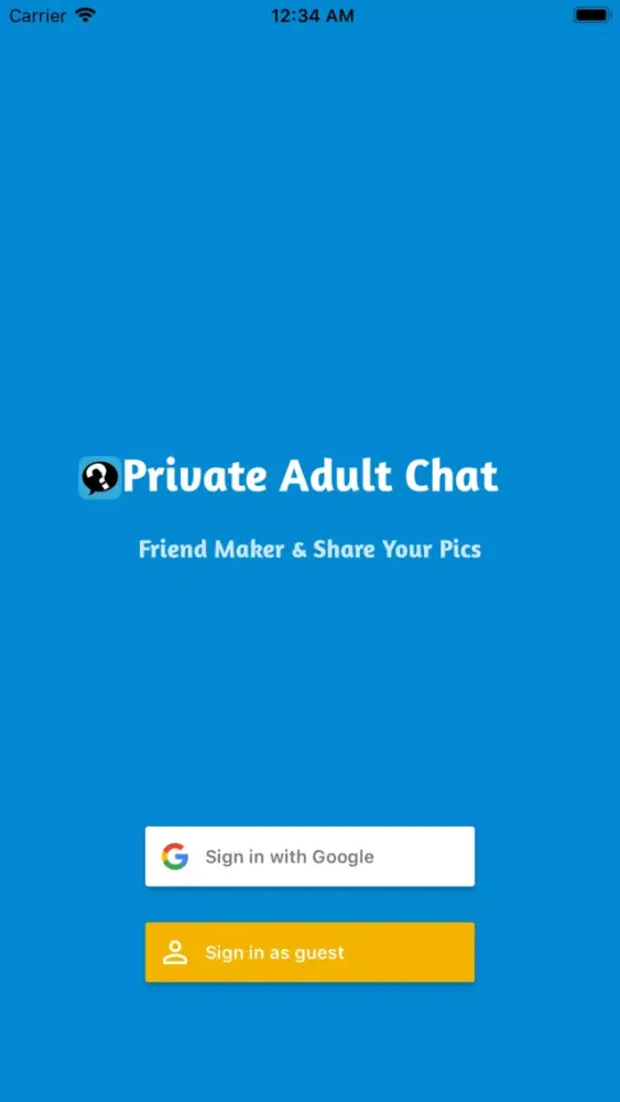 Zrzuty ekranu Private Chat & Shop