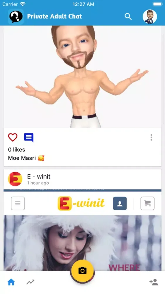 Zrzuty ekranu Private Chat & Shop