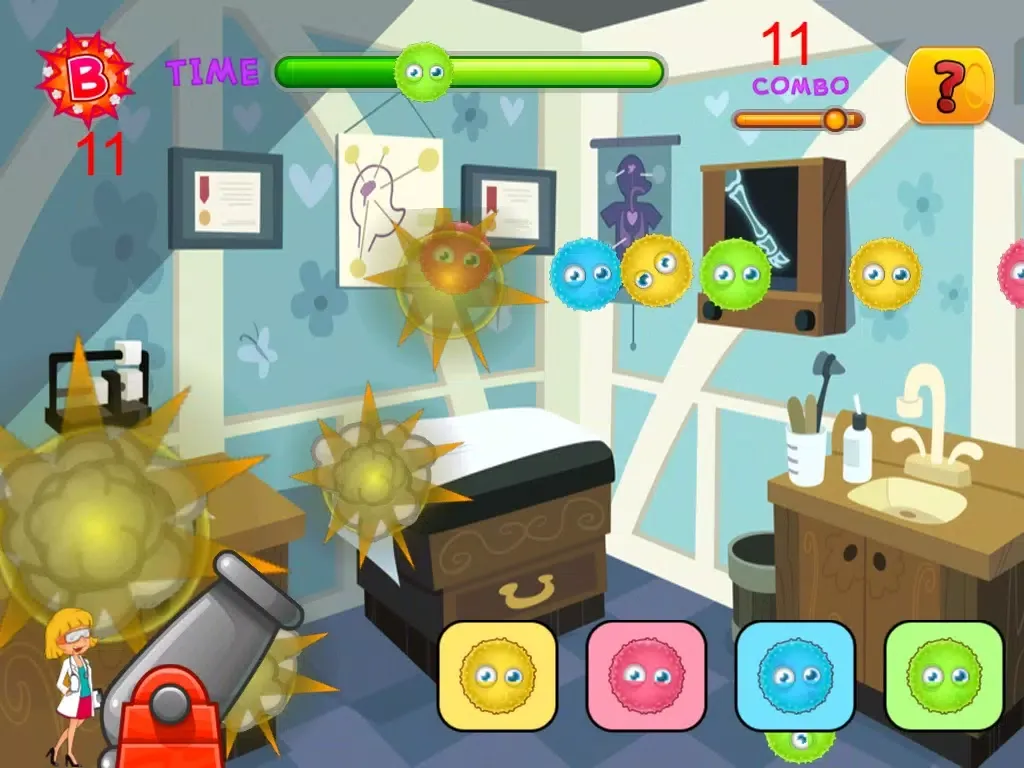 Captures d'écran de A Doctor Germs and Virus wipeout Game iPad 