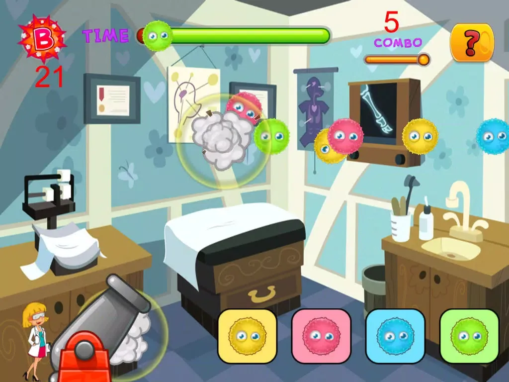 Captures d'écran de A Doctor Germs and Virus wipeout Game iPad 