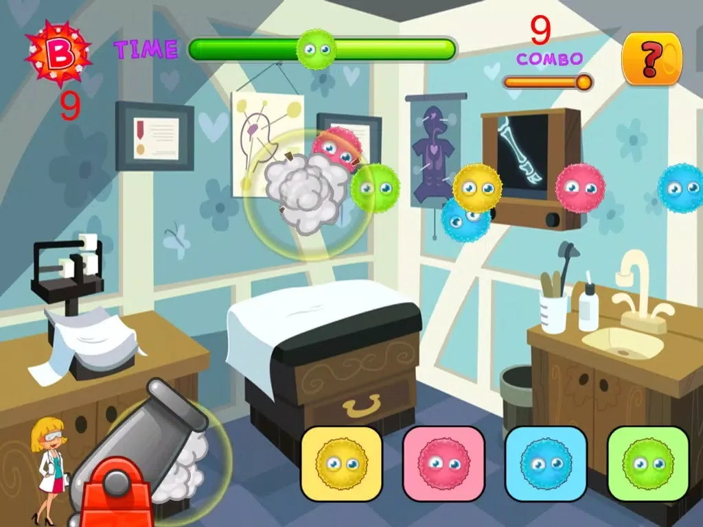 Captures d'écran de A Doctor Germs and Virus wipeout Game iPad 