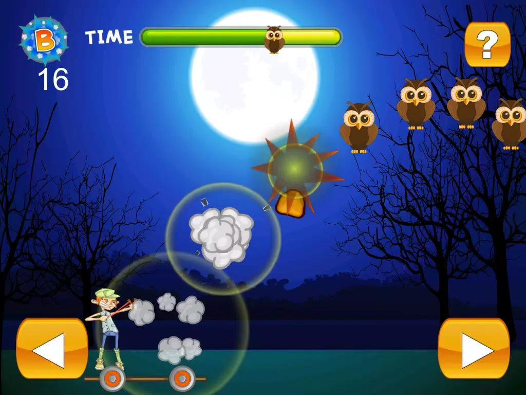 Zrzuty ekranu Dark Night Owl Shooter Game iPad 