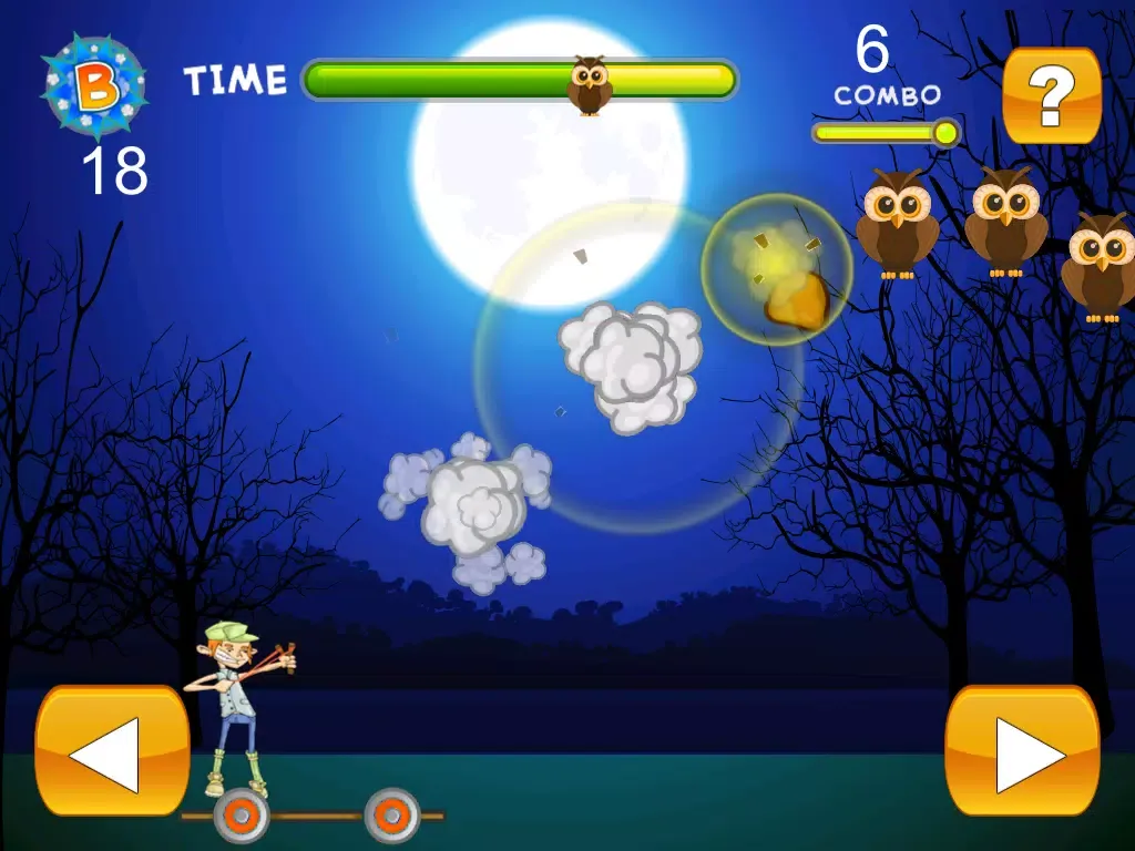 Zrzuty ekranu Dark Night Owl Shooter Game iPad 