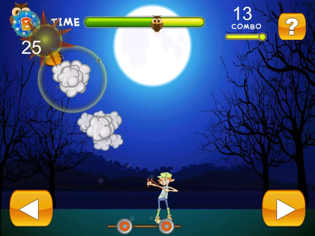 Zrzuty ekranu Dark Night Owl Shooter Game iPad 