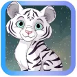Baby White Tiger Snow Dash