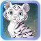 Baby White Tiger Snow Dash