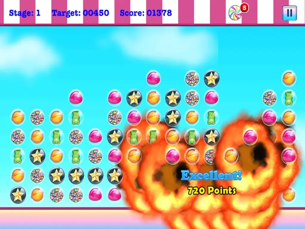 Crush It! Sweet Shop Sugar Blast! iPad  Screenshots