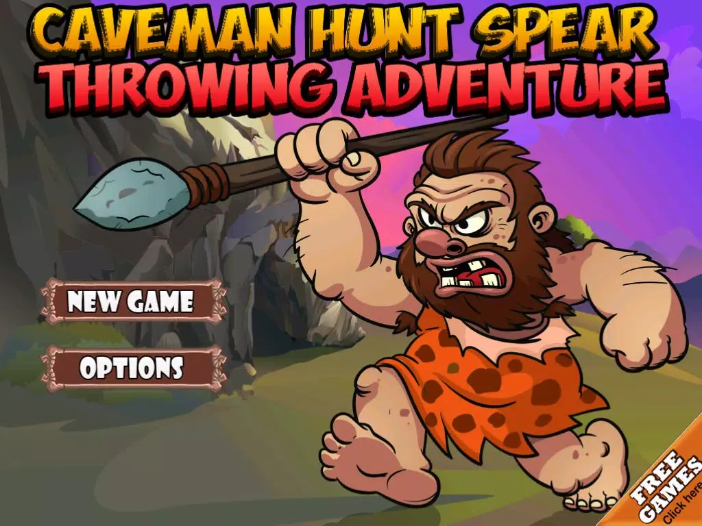 Caveman Hunt Spear Throwing Adventure iPad  スクリーンショット