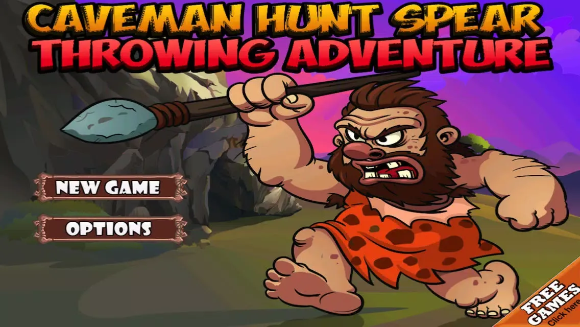 Caveman Hunt Spear Throwing Adventure スクリーンショット