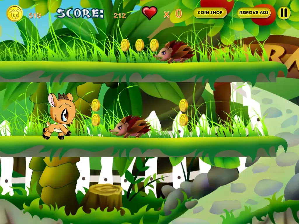 Clumsy Baby Goat Adventure - Tap Jump Run Game for Kids iPad  Screenshots
